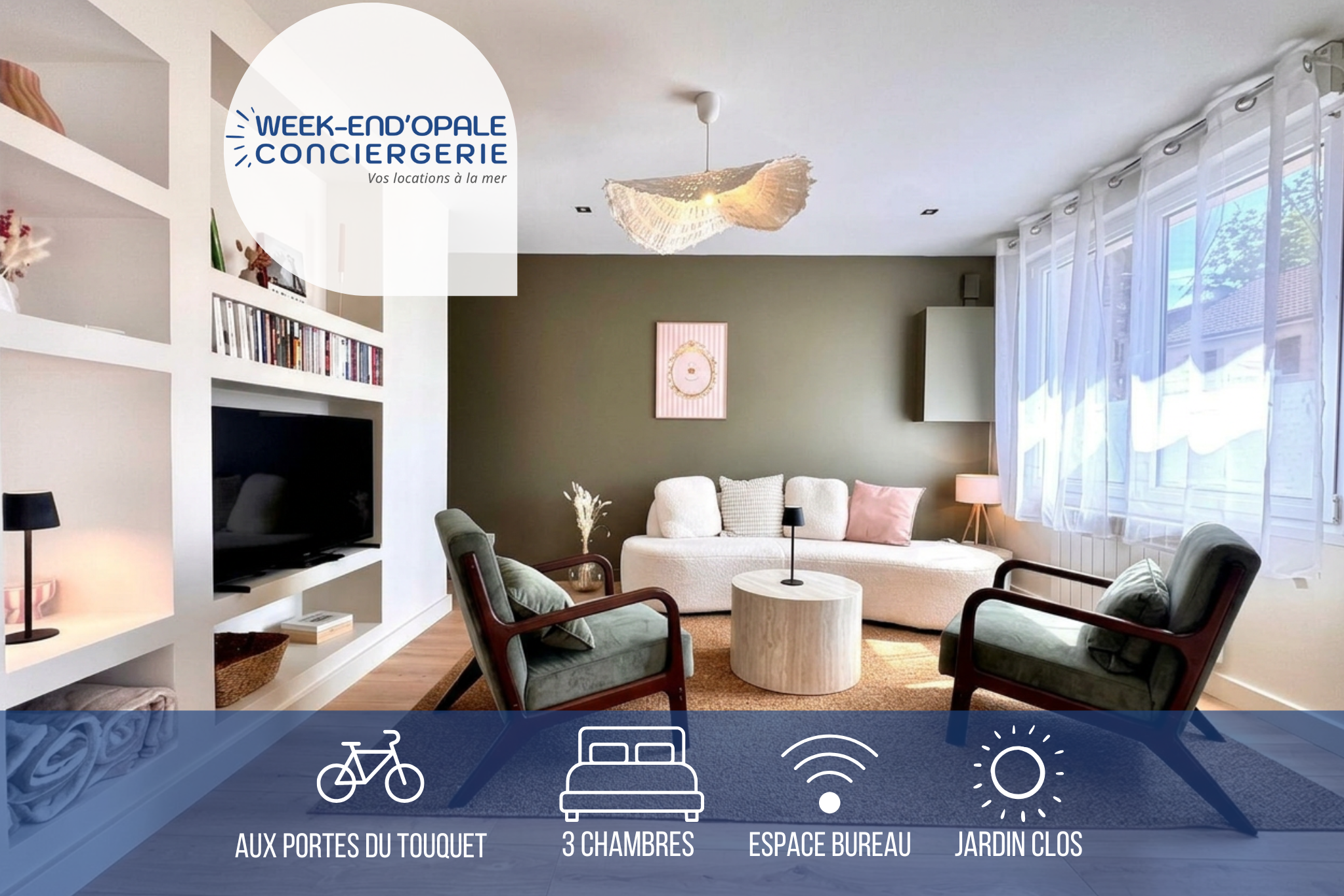 LOCATION VILLA 6 PERSONNE A COTE DU TOUQUET